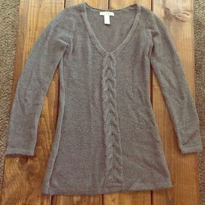 Lucy &Laurel gray wool tunic